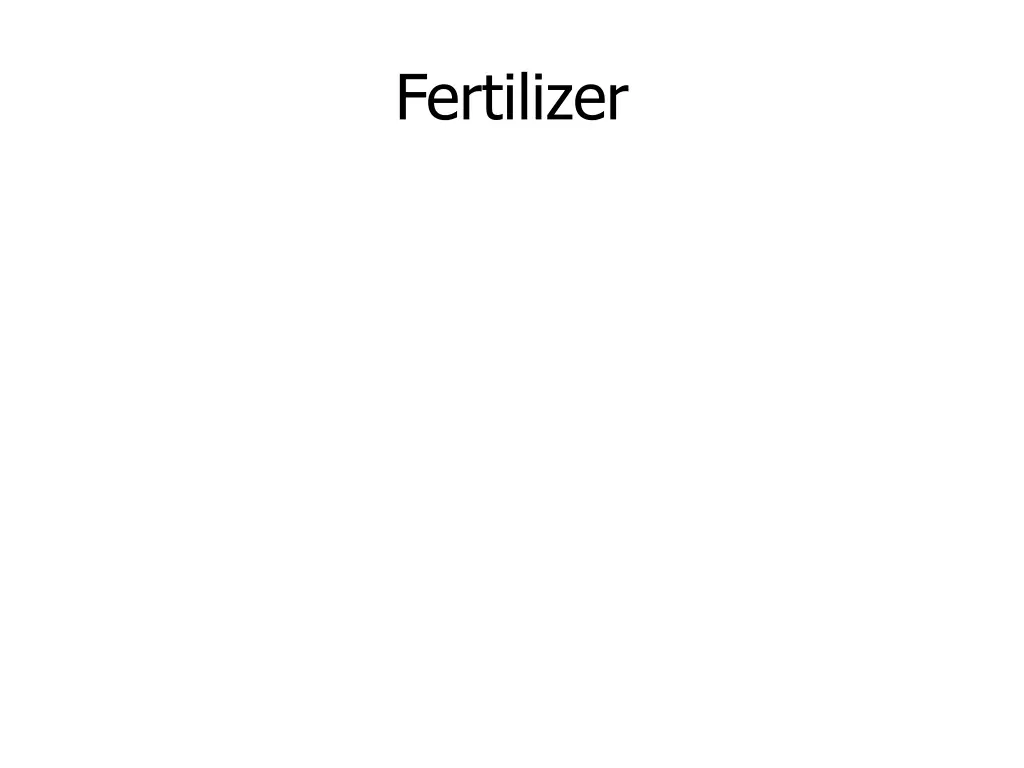 fertilizer