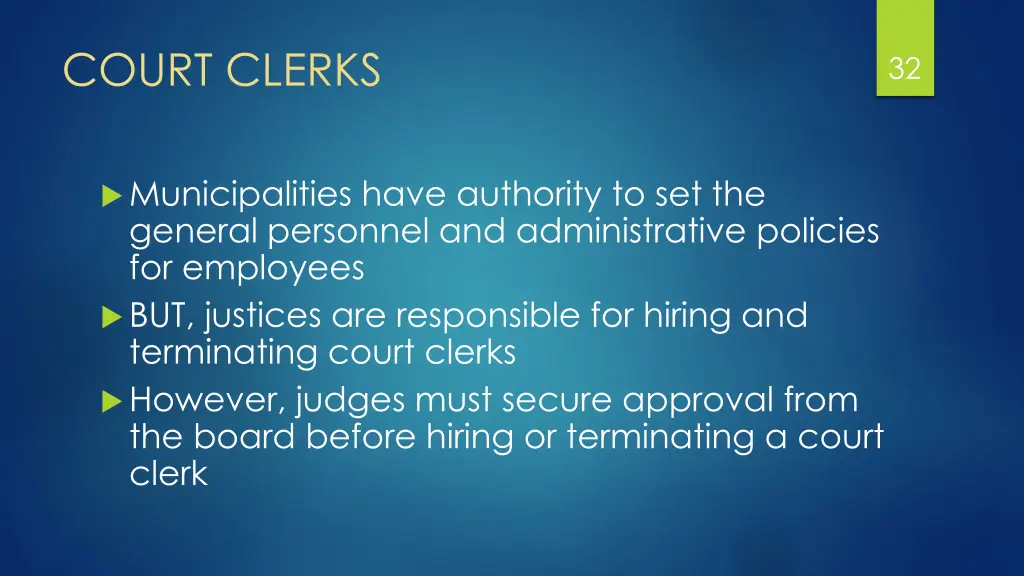 court clerks