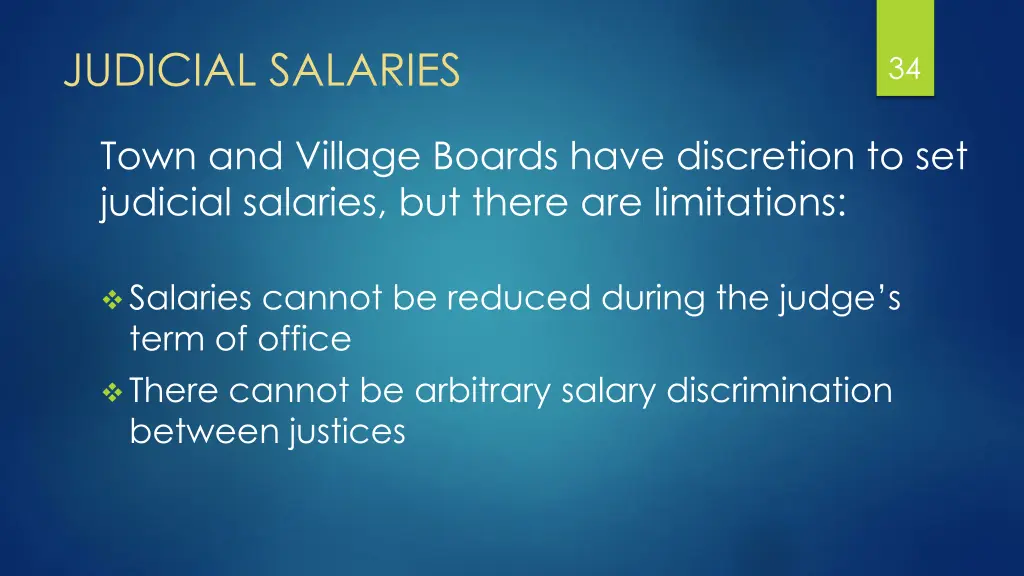 judicial salaries