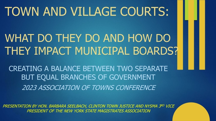 town and village courts