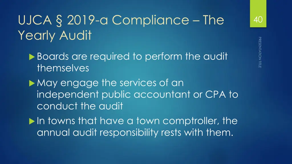 ujca 2019 a compliance the yearly audit 1