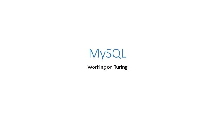 mysql