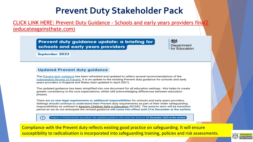 prevent duty stakeholder pack