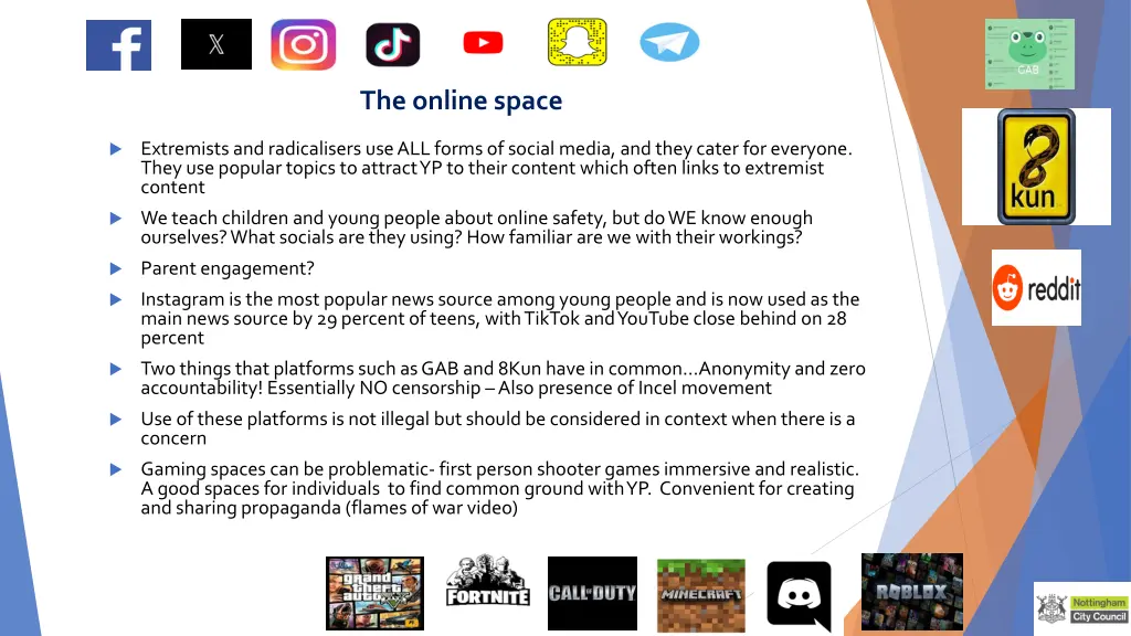 the online space