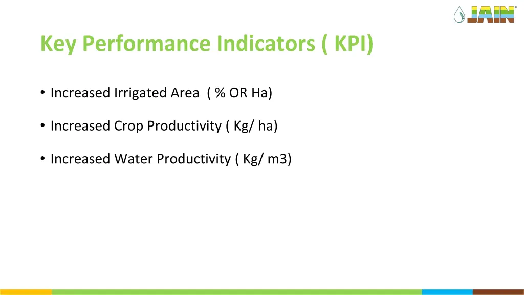 key performance indicators kpi