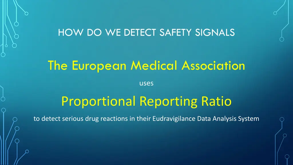 how do we detect safety signals