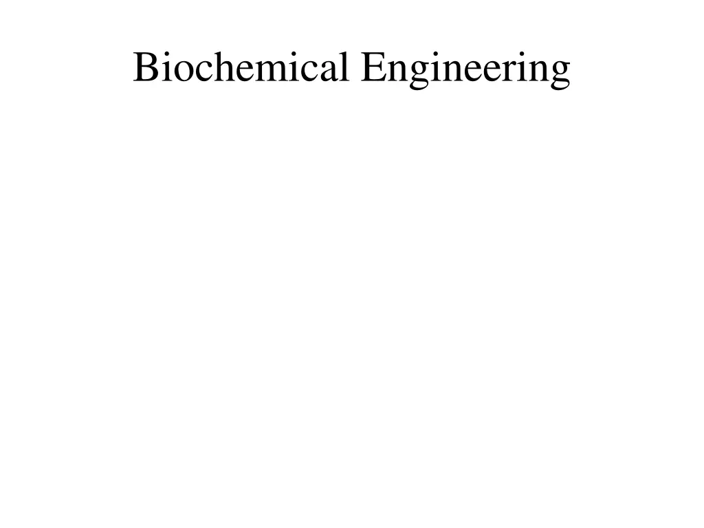 biochemical engineering