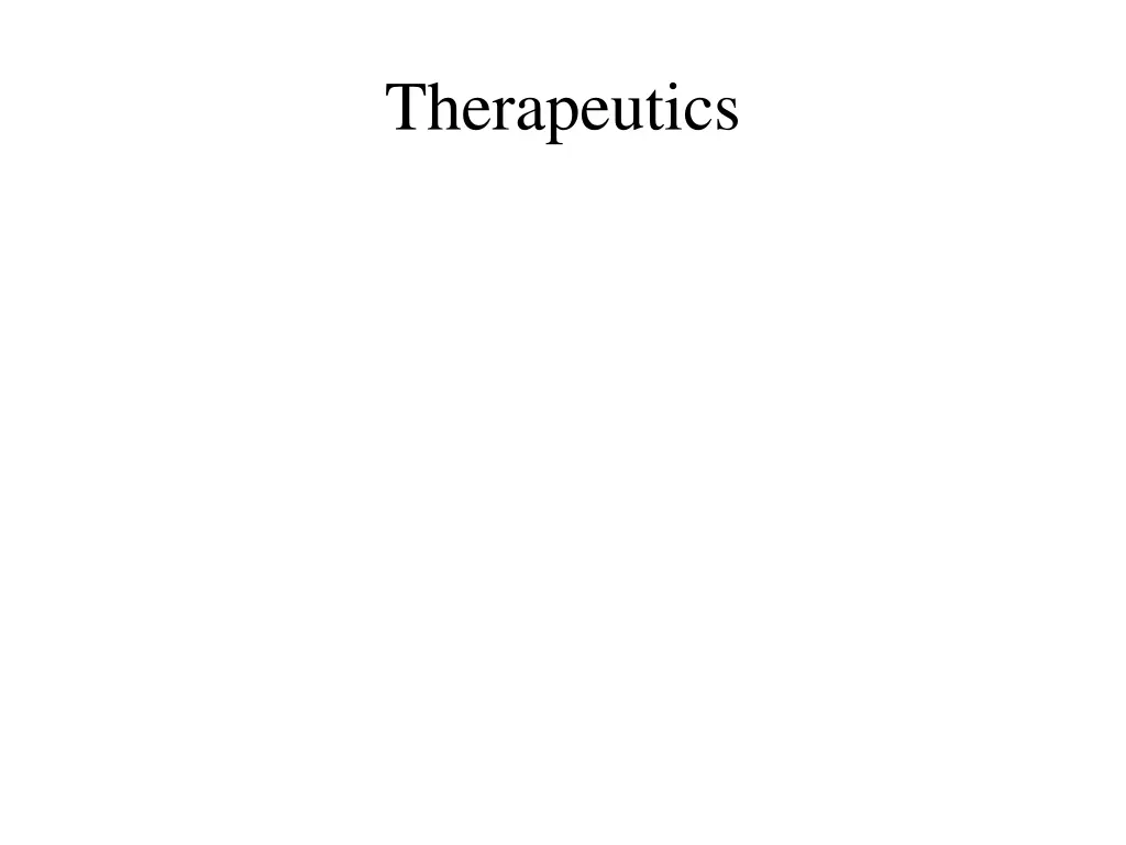 therapeutics