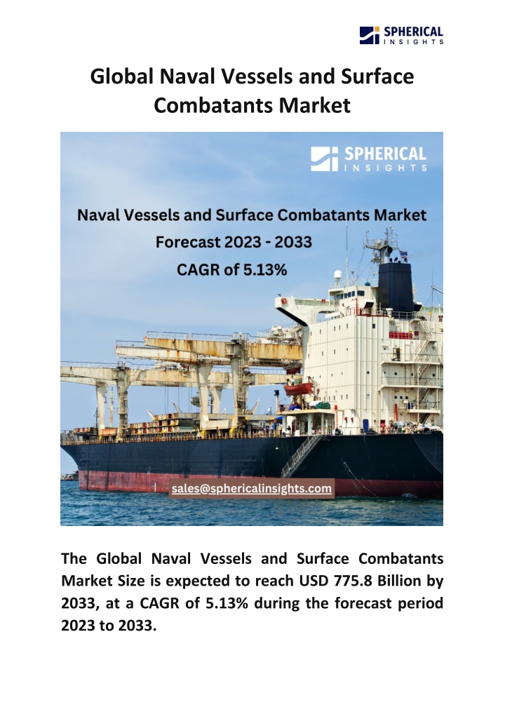 global naval vessels and surface combatants market