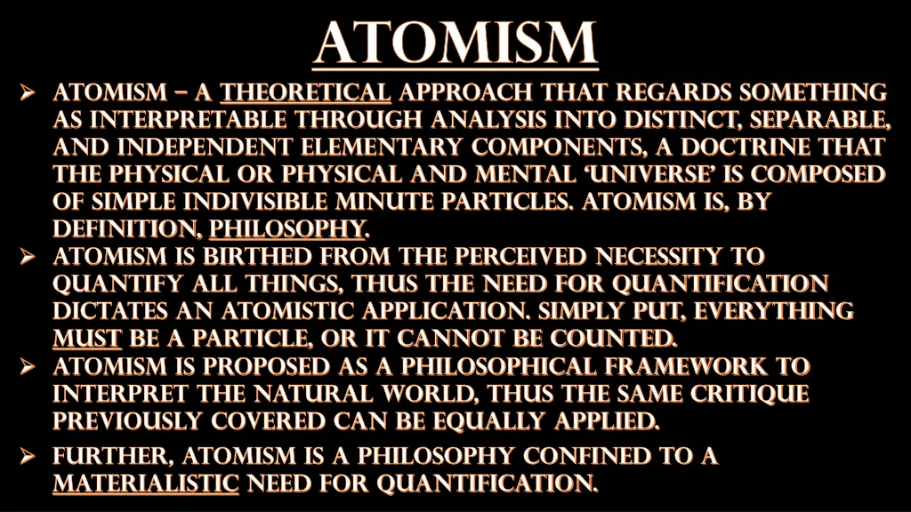 atomism