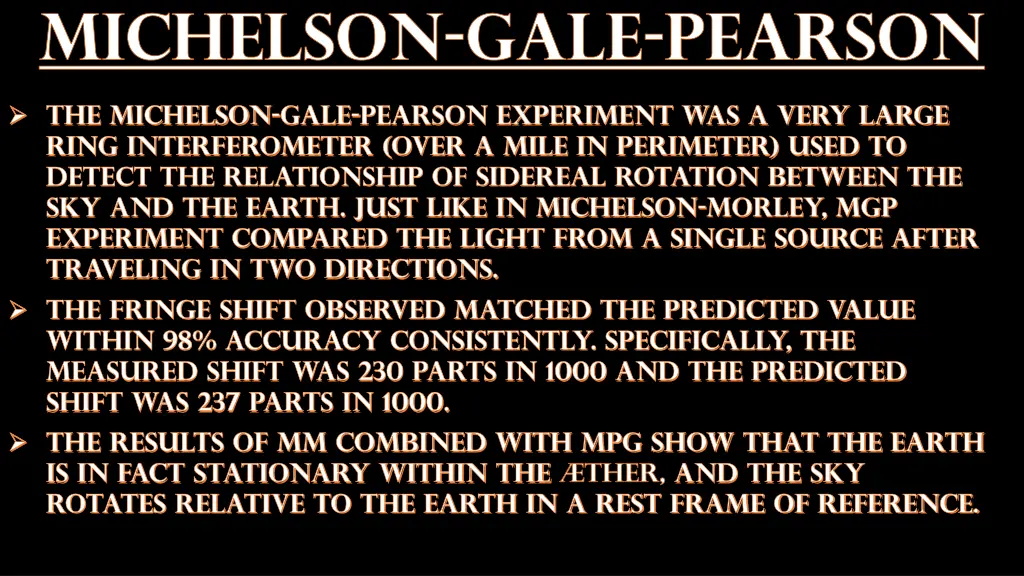 michelson gale pearson