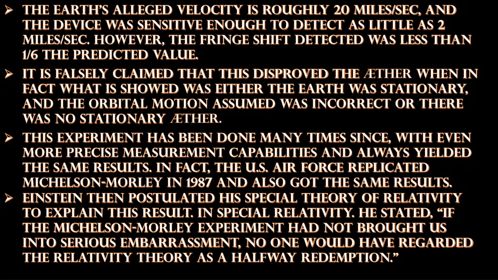 the earth s alleged velocity is roughly 20 miles