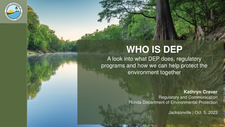 who is dep a look into what dep does regulatory