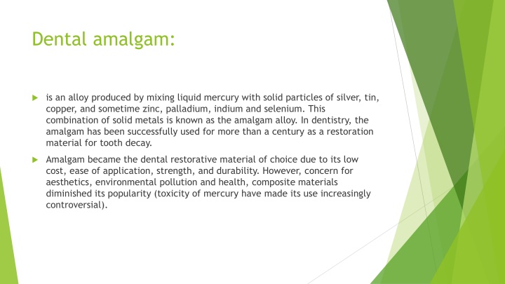 dental amalgam