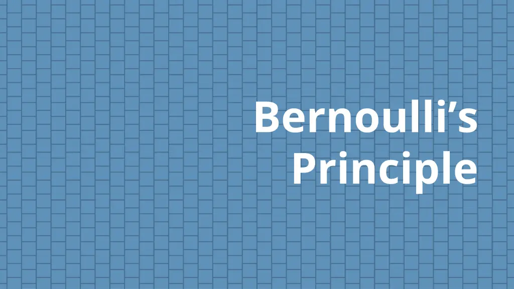 bernoulli s principle