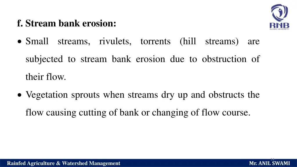 f stream bank erosion