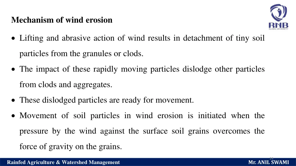 mechanism of wind erosion