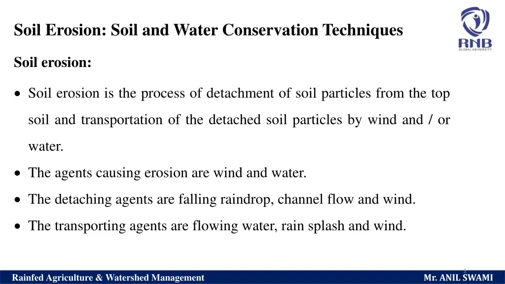 soil erosion soil and water conservation