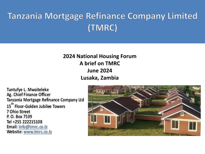 2024 national housing forum a brief on tmrc june