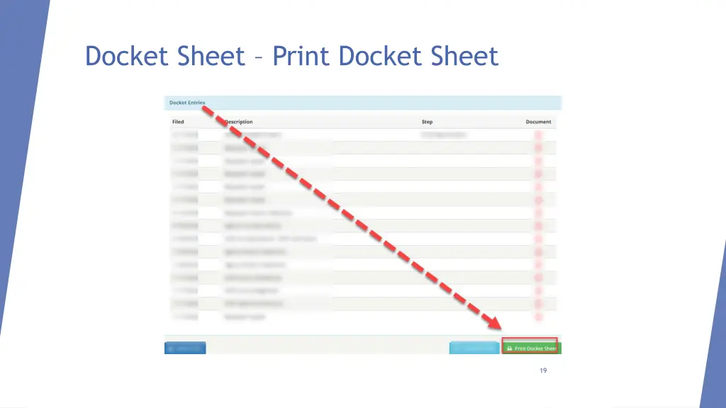 docket sheet print docket sheet