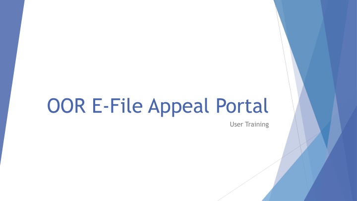 oor e file appeal portal