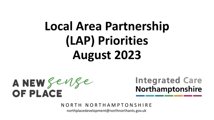 local area partnership lap priorities august 2023