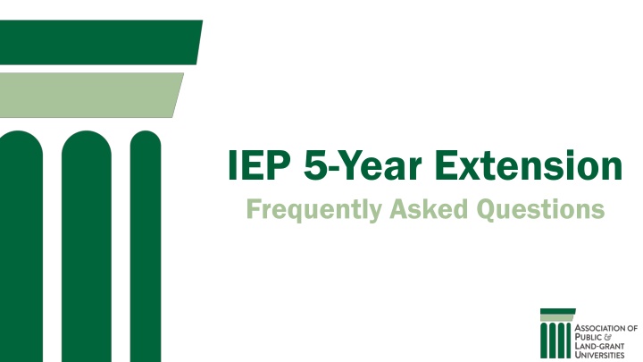 iep 5 year extension frequently asked questions