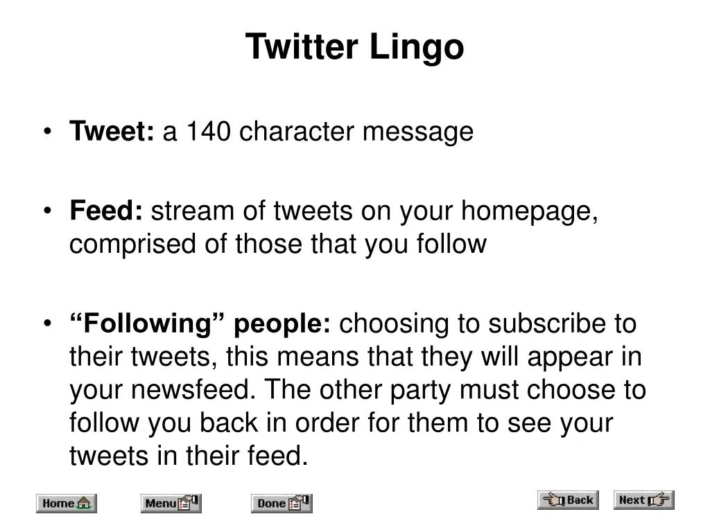 twitter lingo