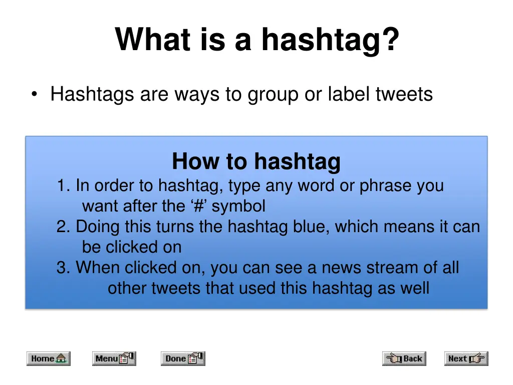 what is a hashtag