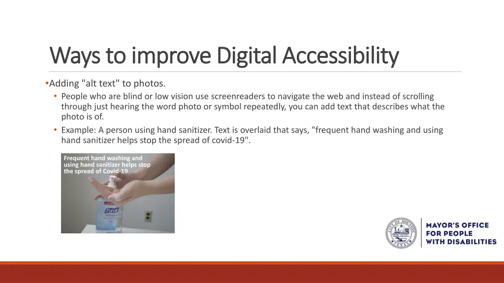 ways to improve digital accessibility ways