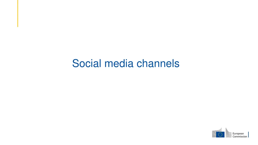 social media channels