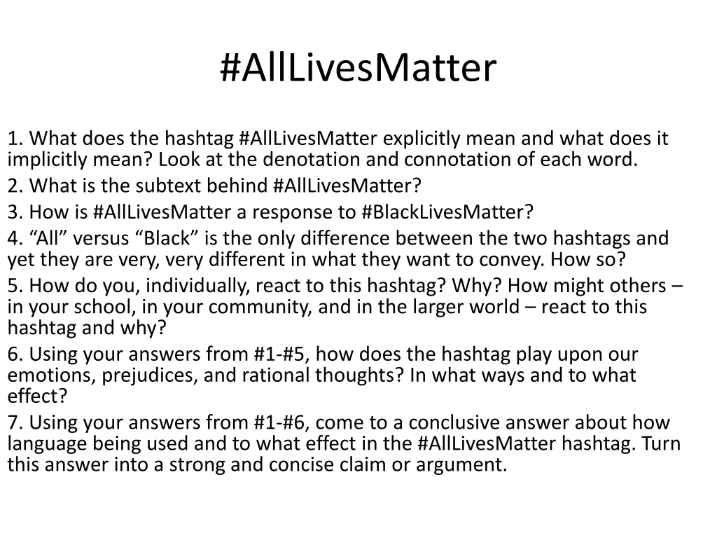 alllivesmatter