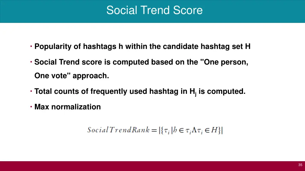 social trend score