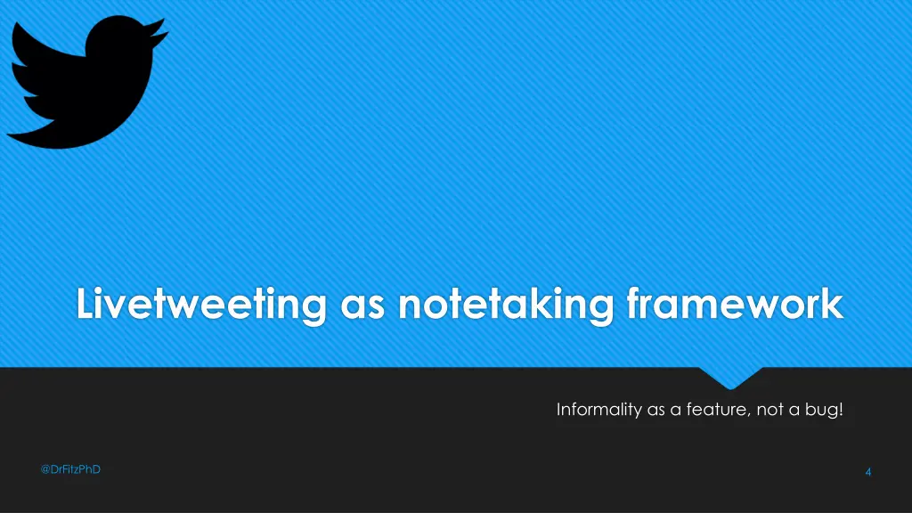 livetweeting as notetaking framework