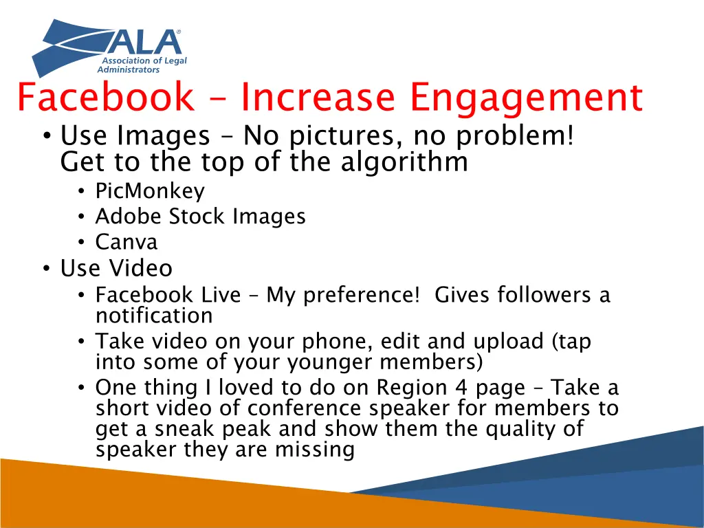 facebook increase engagement use images