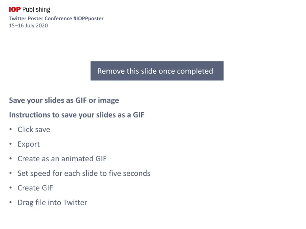 twitter poster conference ioppposter 15 16 july 1