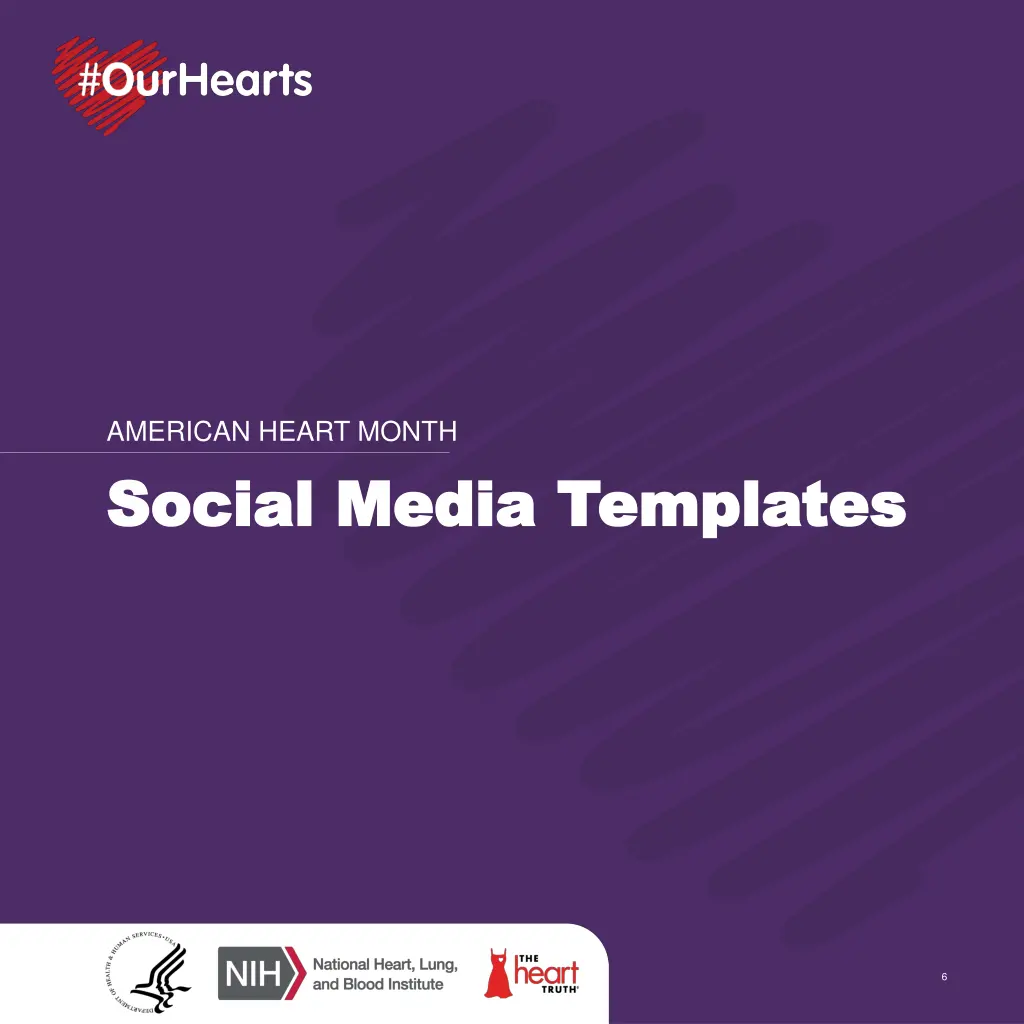 american heart month social media templates