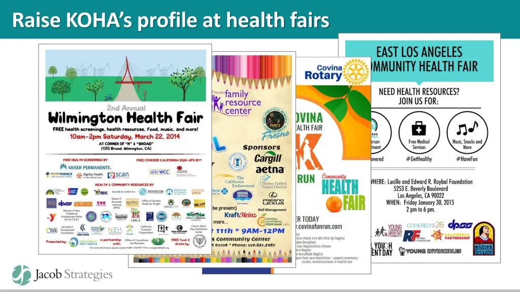 raise koha s profile at health fairs 3