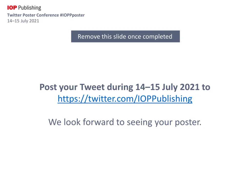 twitter poster conference ioppposter 14 15 july 6