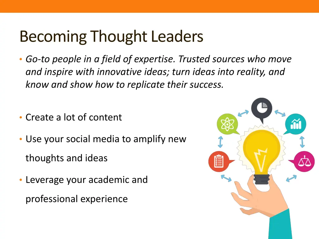 becoming thought leaders