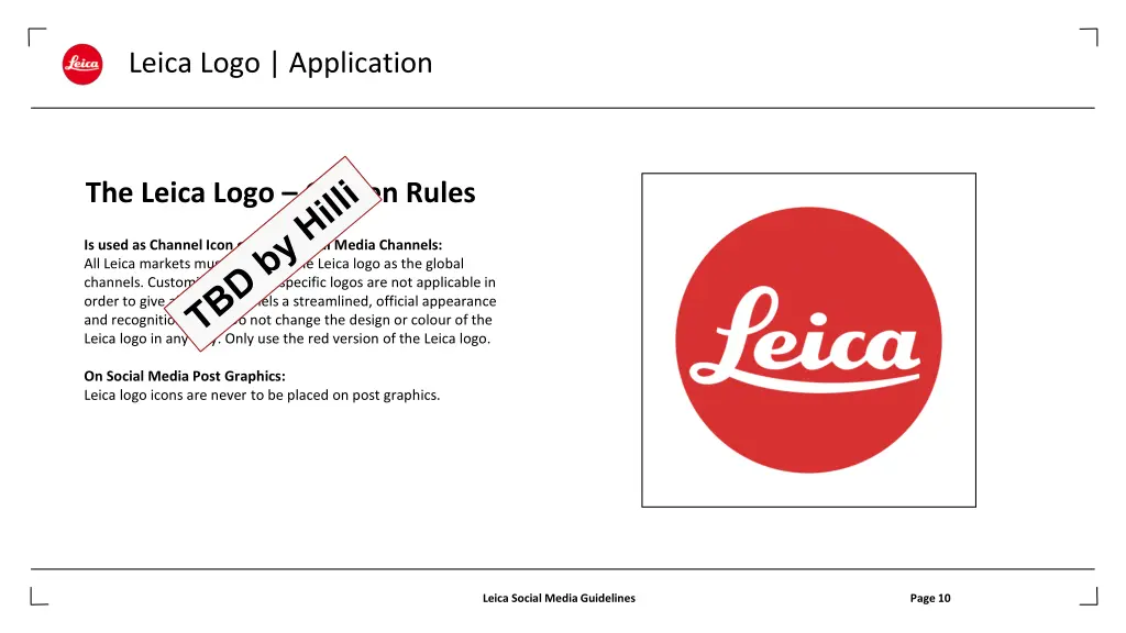 leica logo application