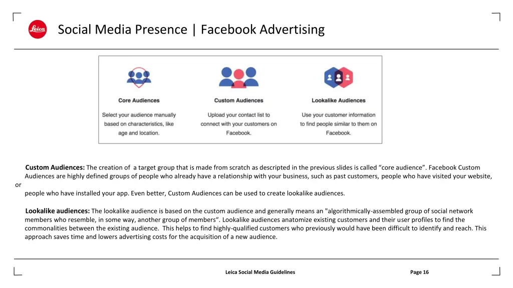 social media presence facebook advertising 3