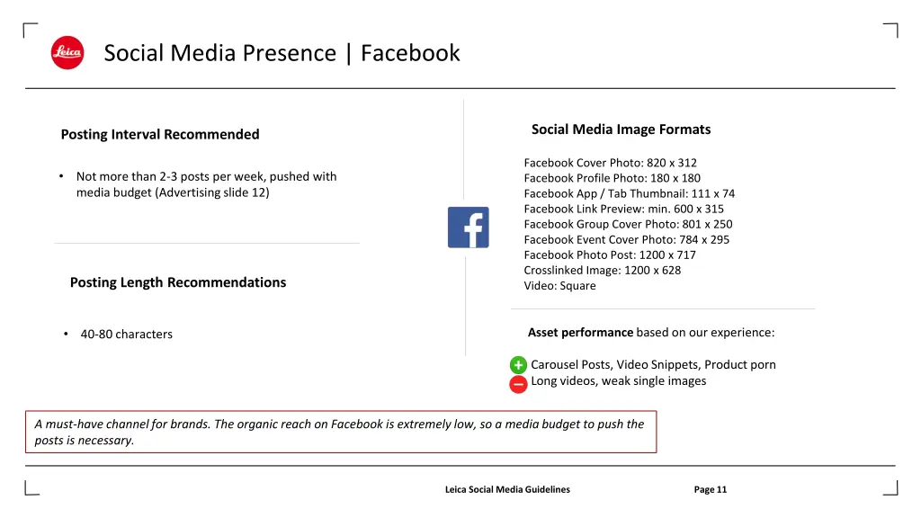 social media presence facebook