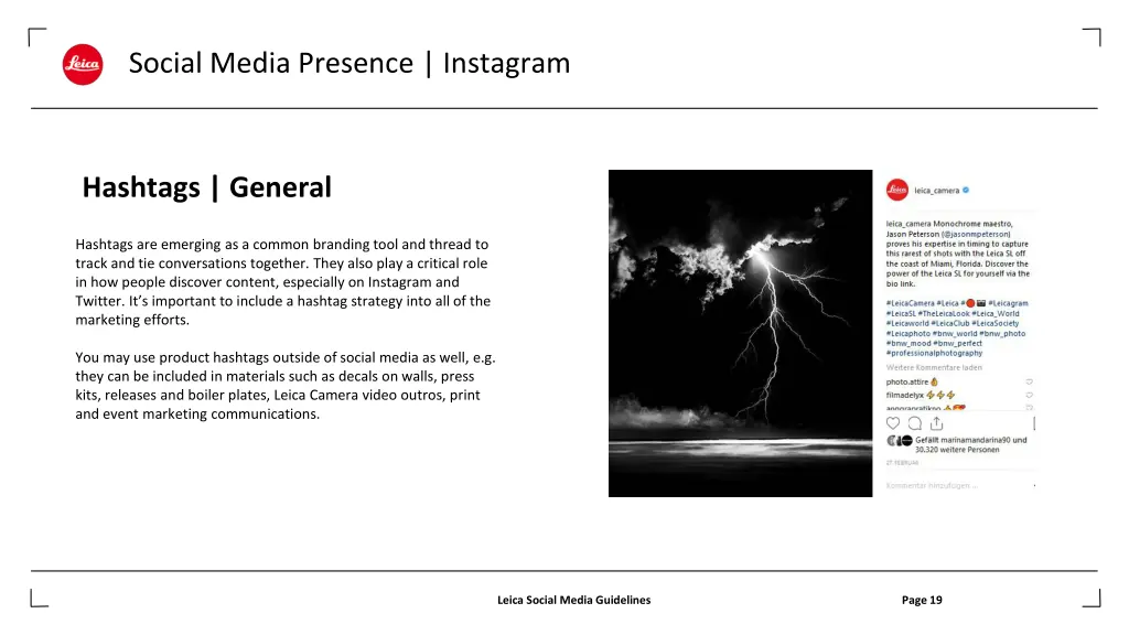 social media presence instagram 1