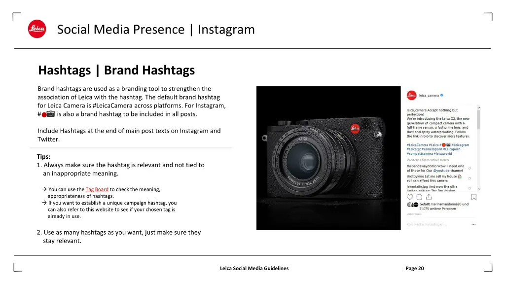 social media presence instagram 2