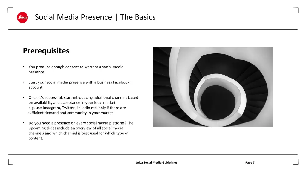 social media presence the basics