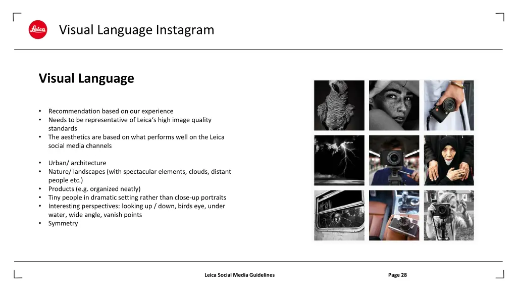 visual language instagram