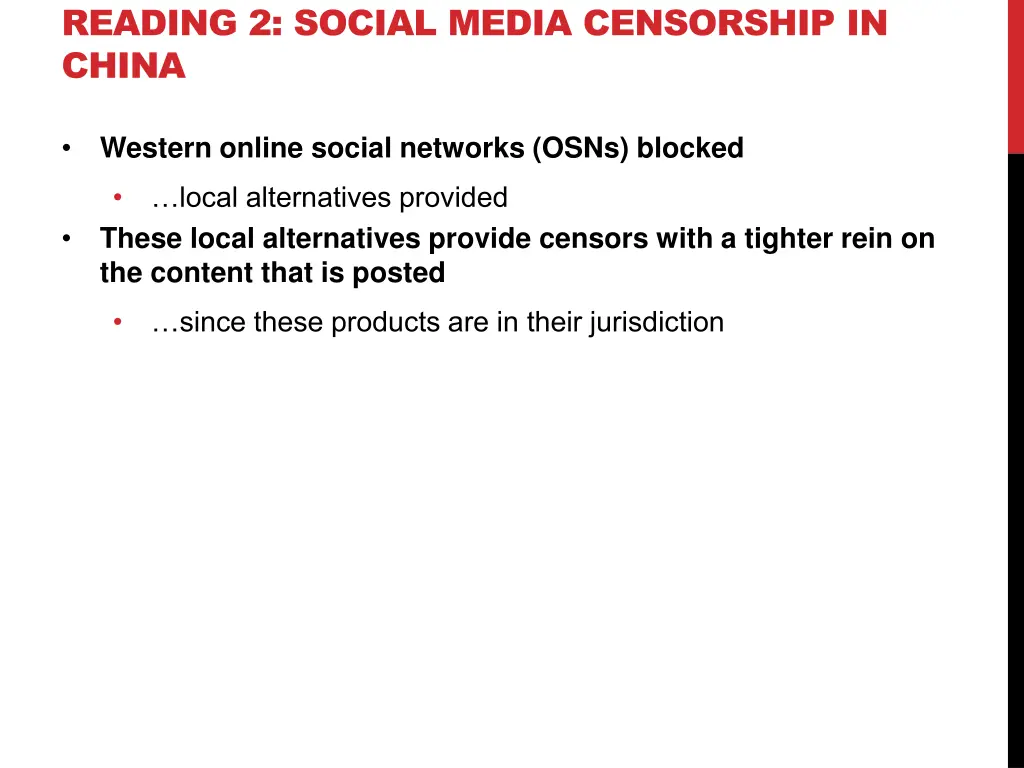 reading 2 social media censorship in china