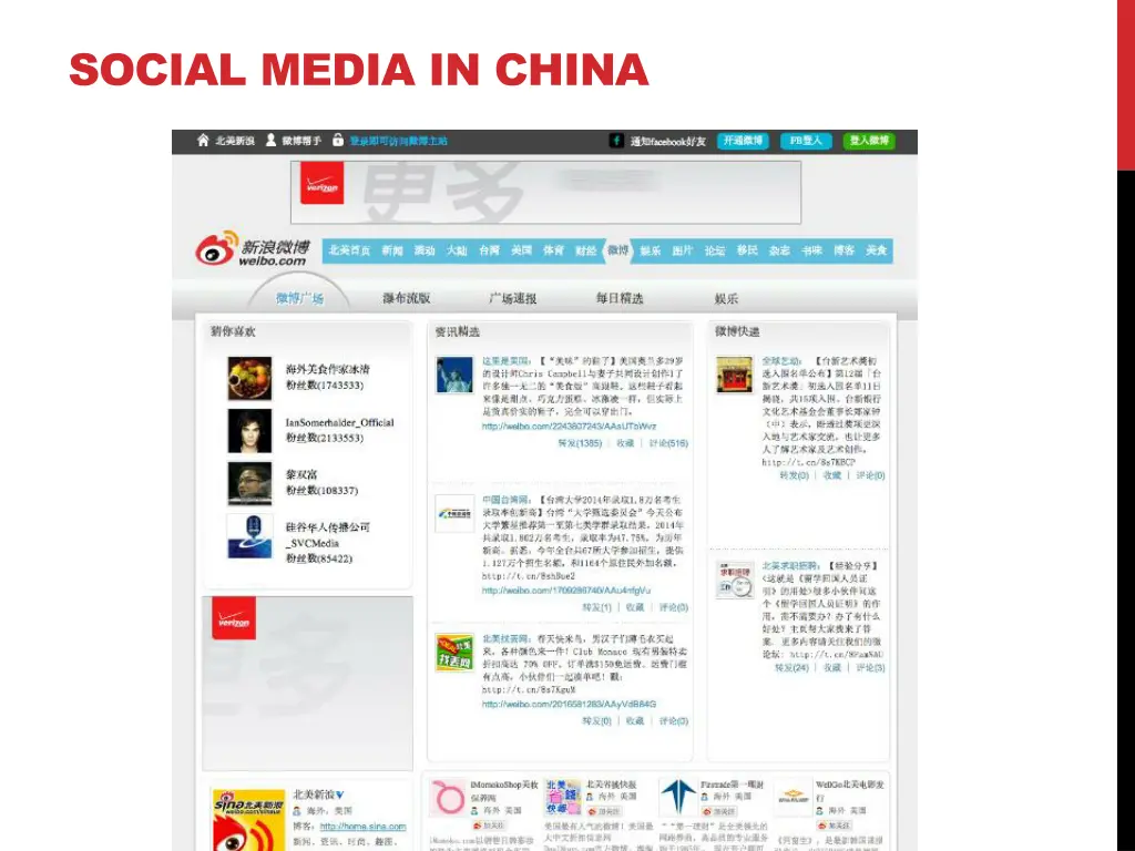 social media in china