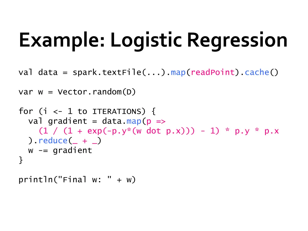 example logistic regression 1